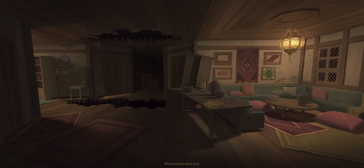 Interior environment design for a game!