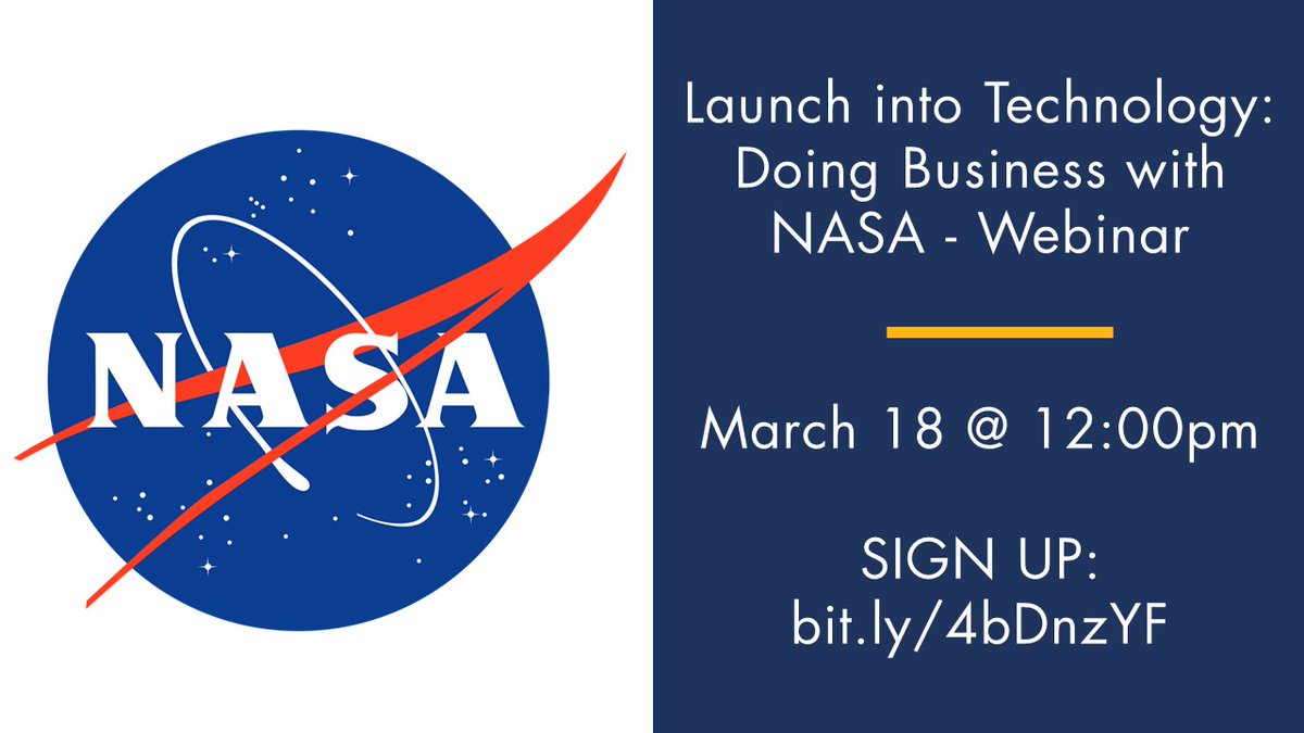 NASA boasts 1000's of innovative technology solutions to out-of-this-world challenges. On March 18, learn how even the smallest manufacturer in New England can leverage NASA-developed technology for their own company goals. #MEPNationalNetwork

bit.ly/4bDnzYF