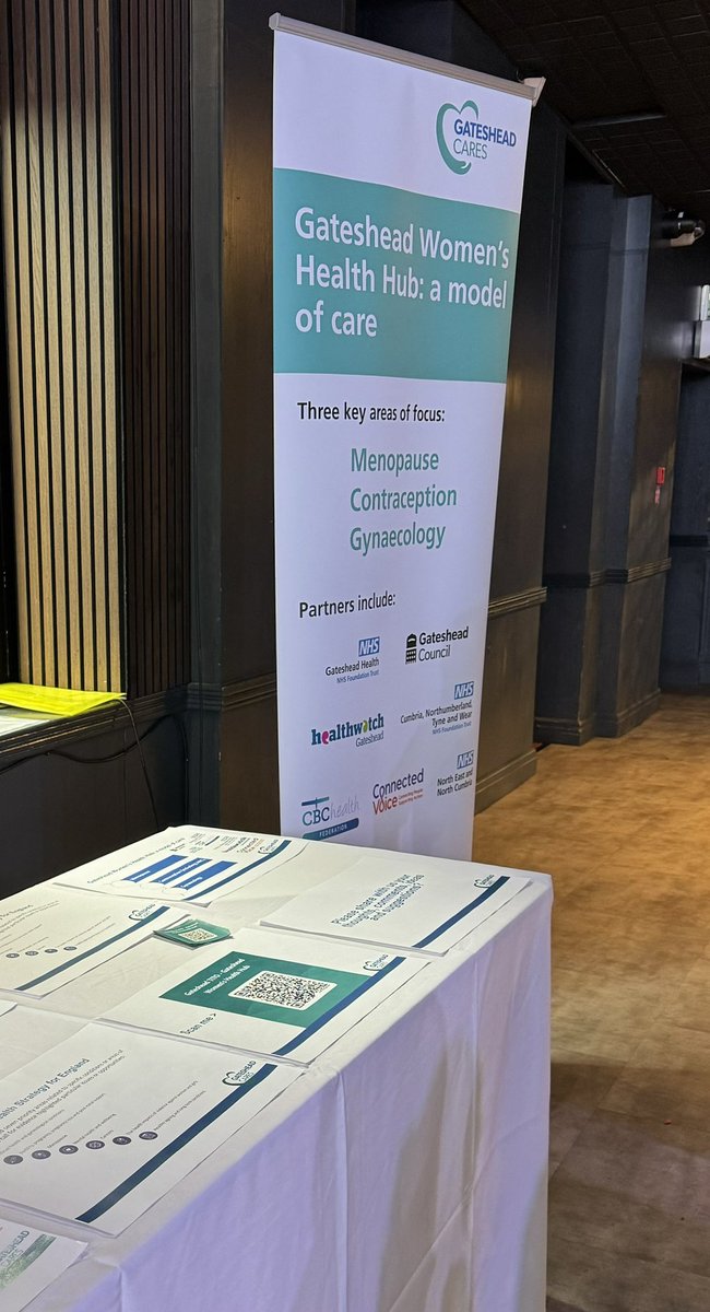 We had the pleasure of presenting at a GP time out event in #Gateshead today about our Women’s Health Hub model of care

Fab to see our Frailty Virtual Ward team there too, as well as Jo Charlton, Mike Wilkinson and colleagues. Fantastic system working, thank you everyone 🙌🏽