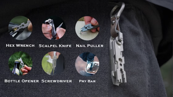 Solutionsthatw1's tweet image. An Ultimate EDC tool that handles all your everyday tasks

To watch this video click here: tinyurl.com/2z494pby

#edctools#tools#edctoolkit#toolgift
#pockettools#multitool#smalltoolkit #handymanessentialtools#edcmultitoolkeychain