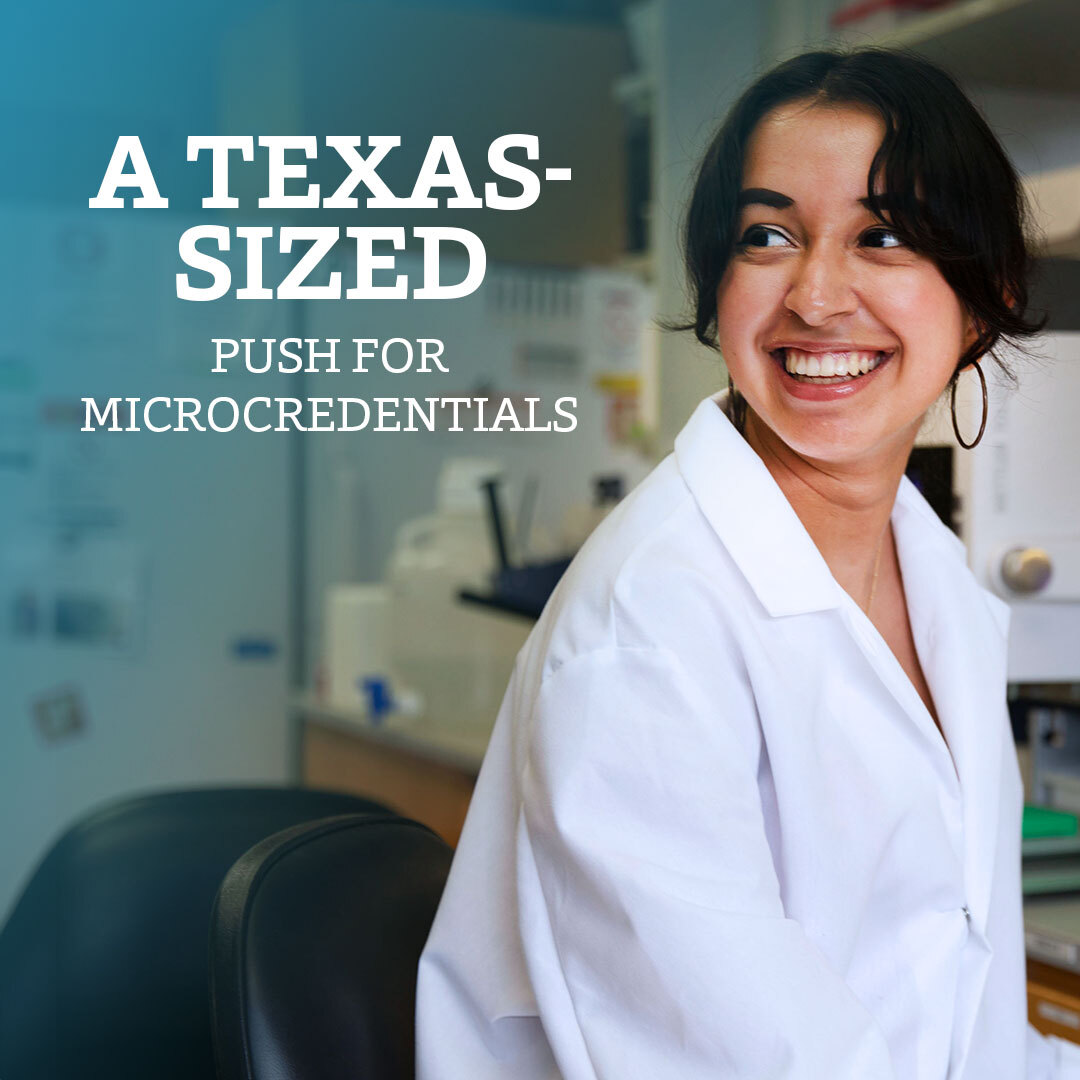 Recently, the @UTSystem developed a microcredential program for their community, in partnership with @Coursera.

The Texas Credentials for the Future helps universities close the gap between the skills employers need and what students learn in a degree program.