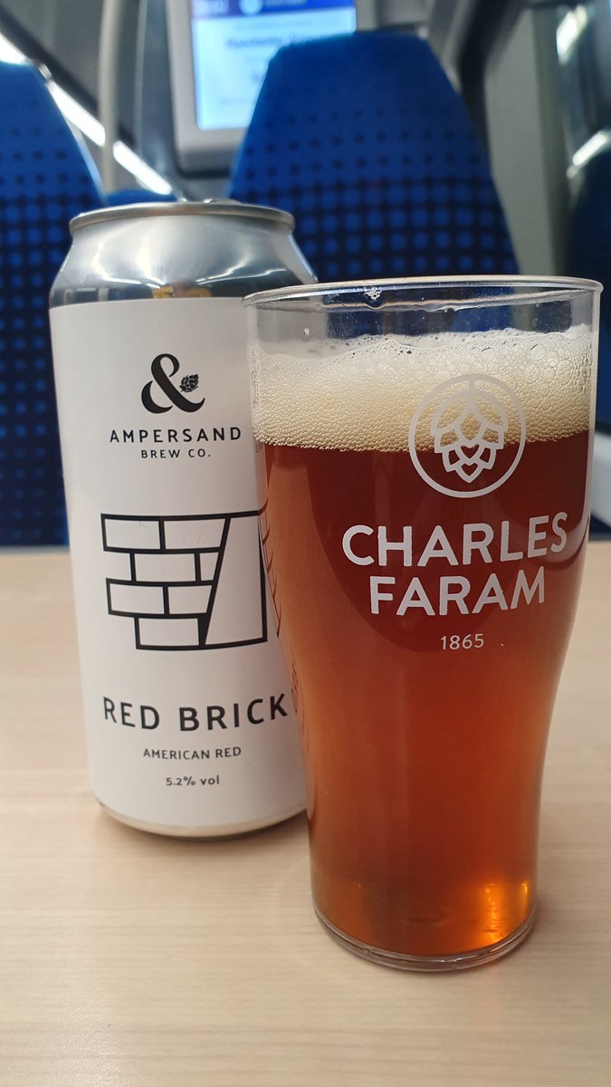 Honestly killing the train beers tonight, thanks to @AmpersandBrewCo @JasperYeast and @CharlesFaram