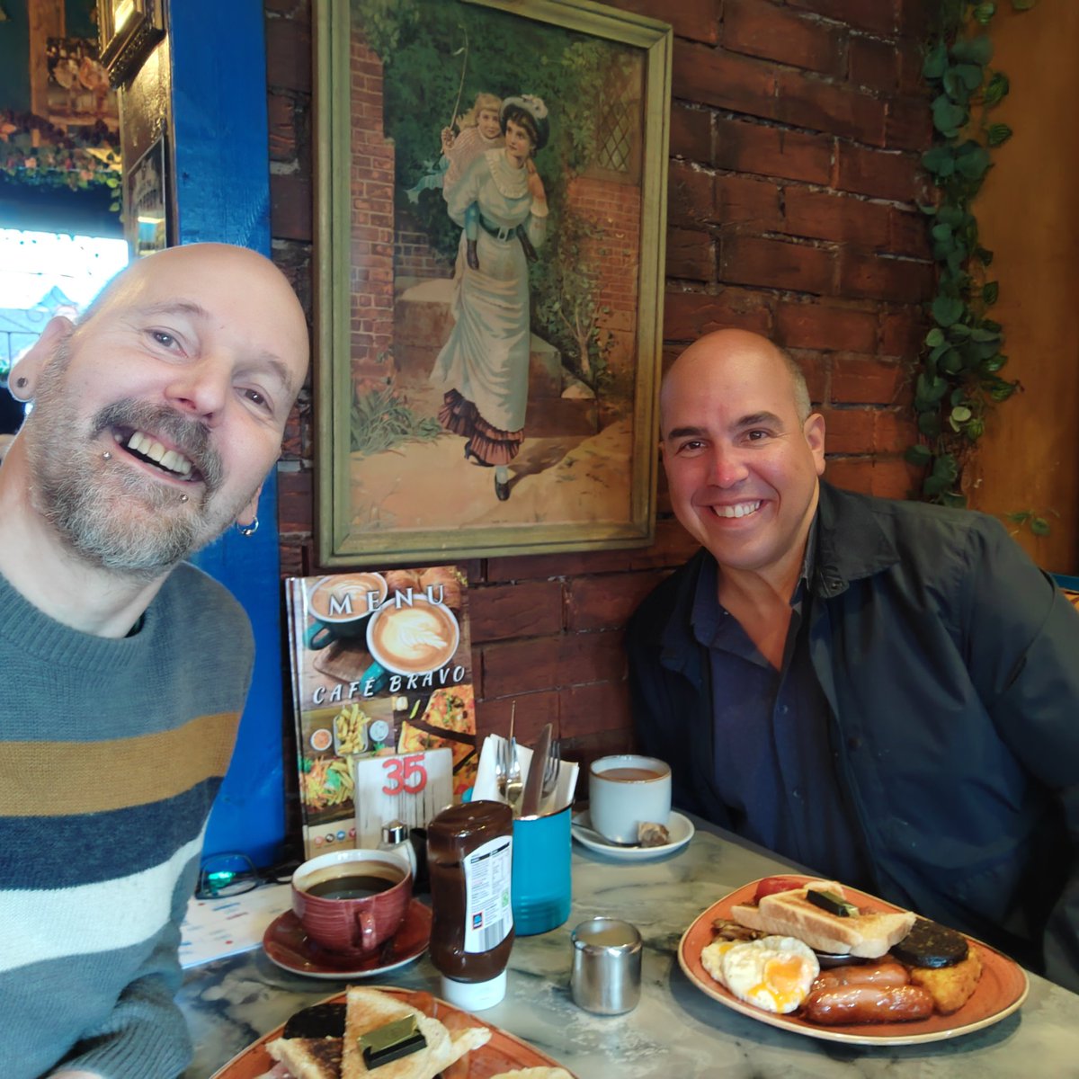 It's a pity there's no longer #CharityHour. Adam and Ian, the Dynamic Duo behind #OnRadar found a new location for #breakfast and we could have shared.

Find the full story of Adam and Ian at:
onradar.uk