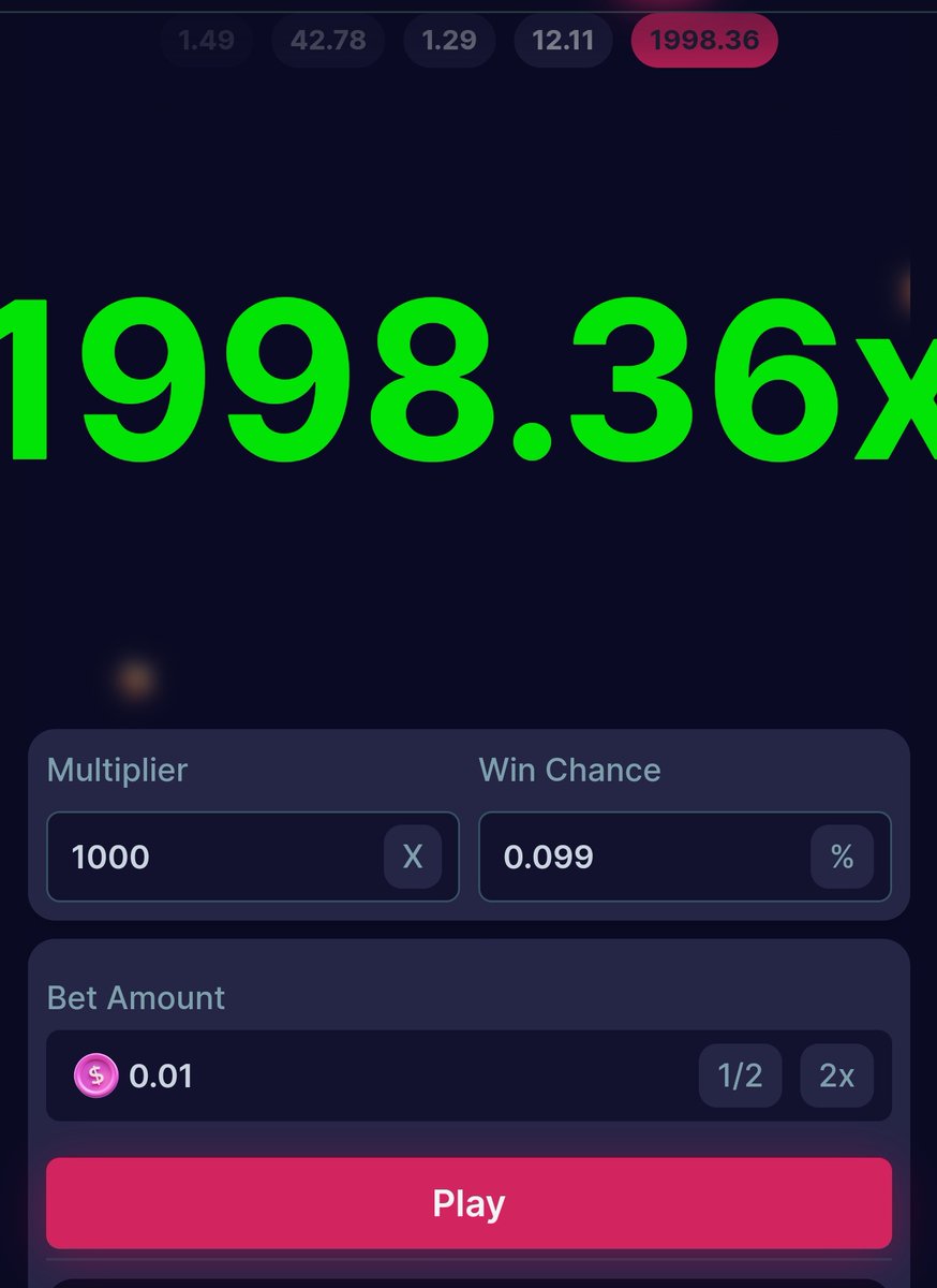 AB45317's tweet image. Good day to catch a heavy multiplier on #Chanced!! @RealChanced with a 25133x!!! Sign up for free here:
chanced.com/c/70746
#Limbo is #Legendary #SocialCasino #onlinegaming