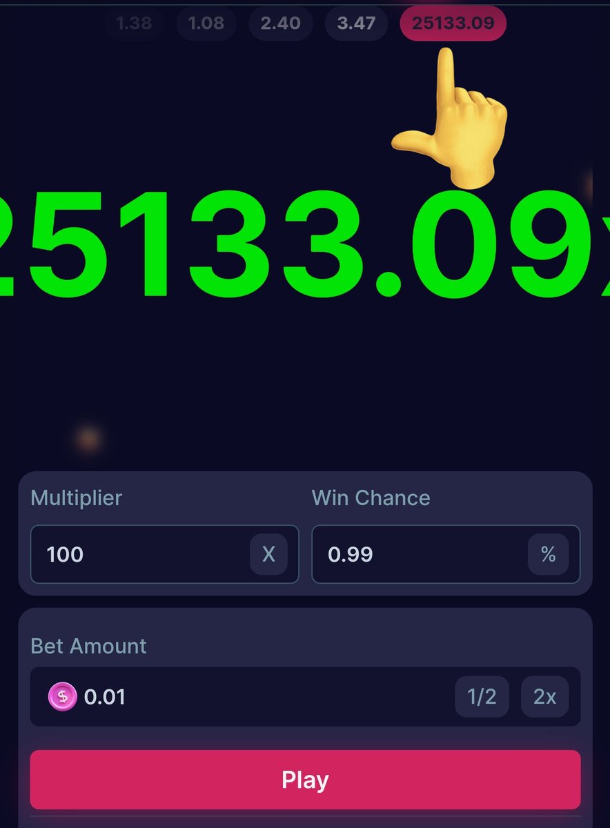 AB45317's tweet image. Good day to catch a heavy multiplier on #Chanced!! @RealChanced with a 25133x!!! Sign up for free here:
chanced.com/c/70746
#Limbo is #Legendary #SocialCasino #onlinegaming