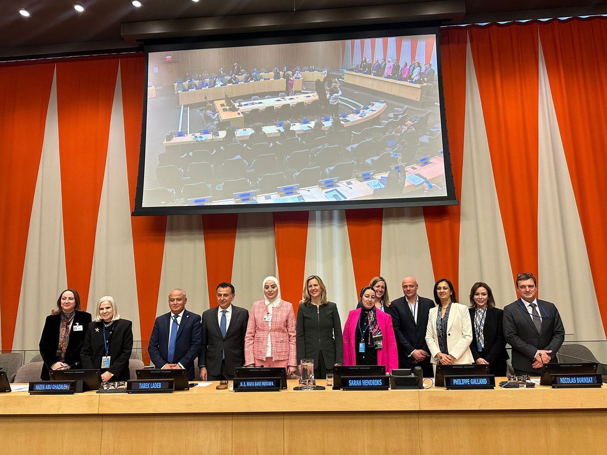 JordanUN_NY's tweet photo. Gender Responsive Budgeting being crucial for achieving true gender equality and eradicating poverty among women and girls, is the message of the side event organized by #Jordan and partners during #CSW68 #BudgetForEquality https://t.co/mHrU1g7IXr