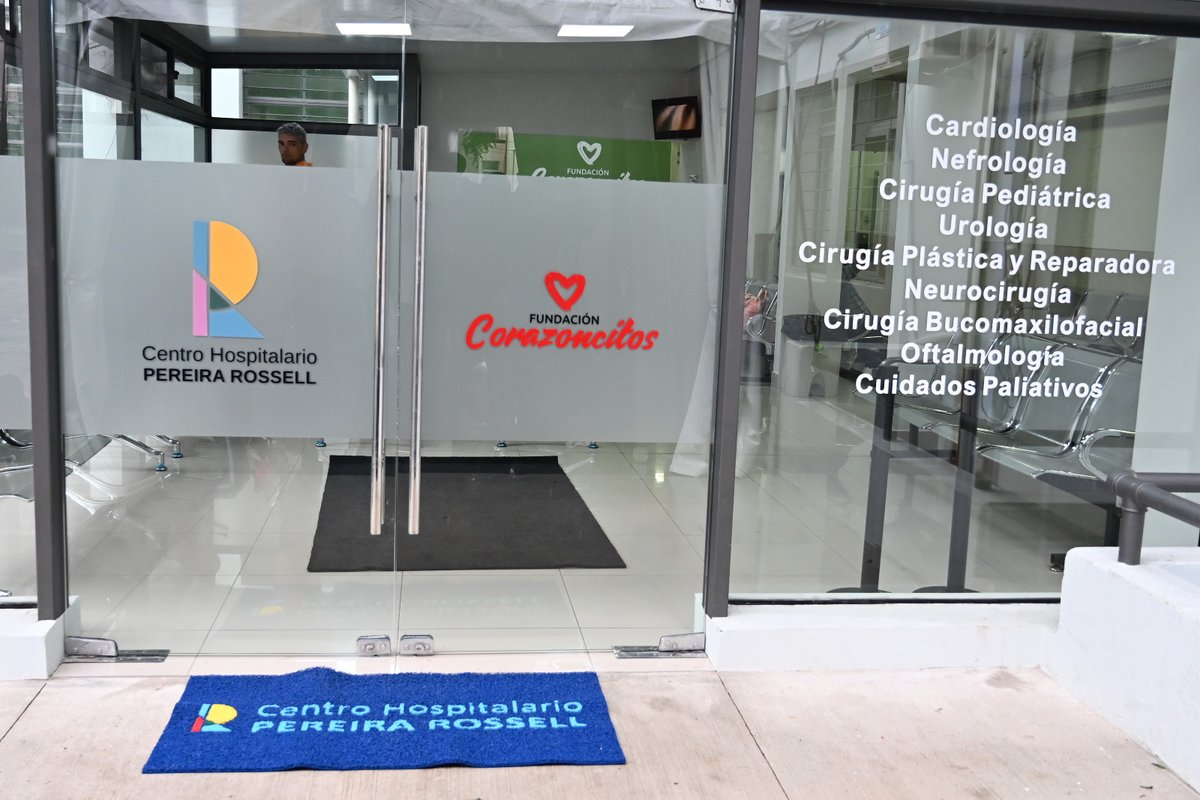 Inauguramos la ampliación de la Sala de Espera de la Policlínica Cardiológica del Centro Hospitalario Pereira Rossell.

Gracias a las autoridades del <a href="/MSPUruguay/">Ministerio de Salud Pública – Uruguay</a>  , <a href="/ASSEcomunica/">ASSE</a>  y el CHPR por acompañarnos y permitirnos llevar a cabo este importante proyecto.