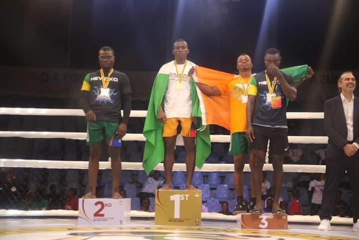 hevioxomma's tweet photo. 📍#AfricanGames2023 || Notre Bilan

👉 2 médailles d’argent 🥈🥈

👉  1 médaille de bronze 🥉

#X229, merci pour la force 💪. On adore ❤️
➖
#HevioxoMMA, la Fabrique des CHAMPIONS 💥

#wasexo https://t.co/NTKKTbtaC3