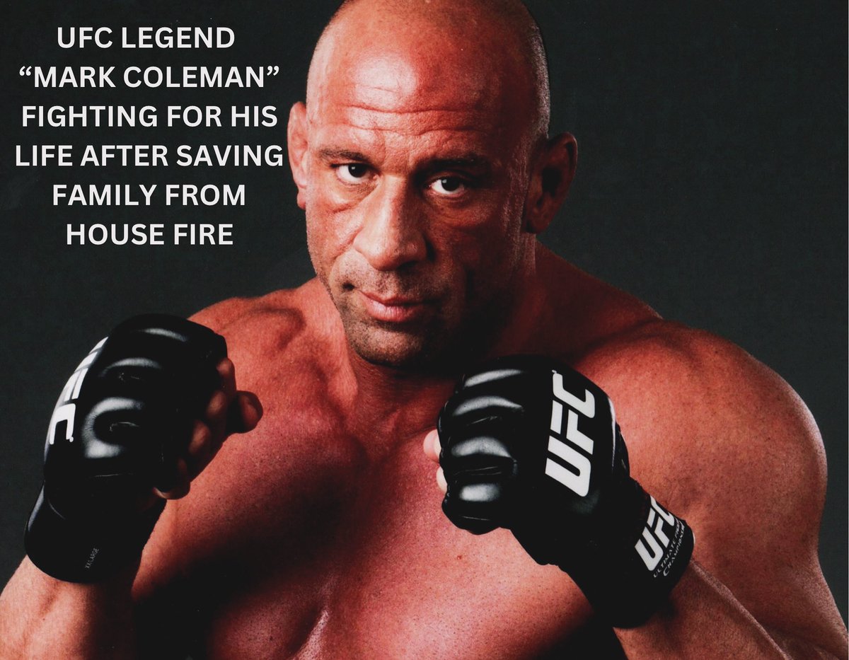 Roddyisg's tweet photo. UFC Legend Mark Coleman battles for his life after running into a burning house to save family. Please donate
https://t.co/n7ZA10q8HQ
#UFC #earthquake #mma #pridefighting #bellator #ufcfighter #ufcfightnight #markcoleman #UFC299 #UFC300 #ufcheavy https://t.co/aQOvxJMI9q
