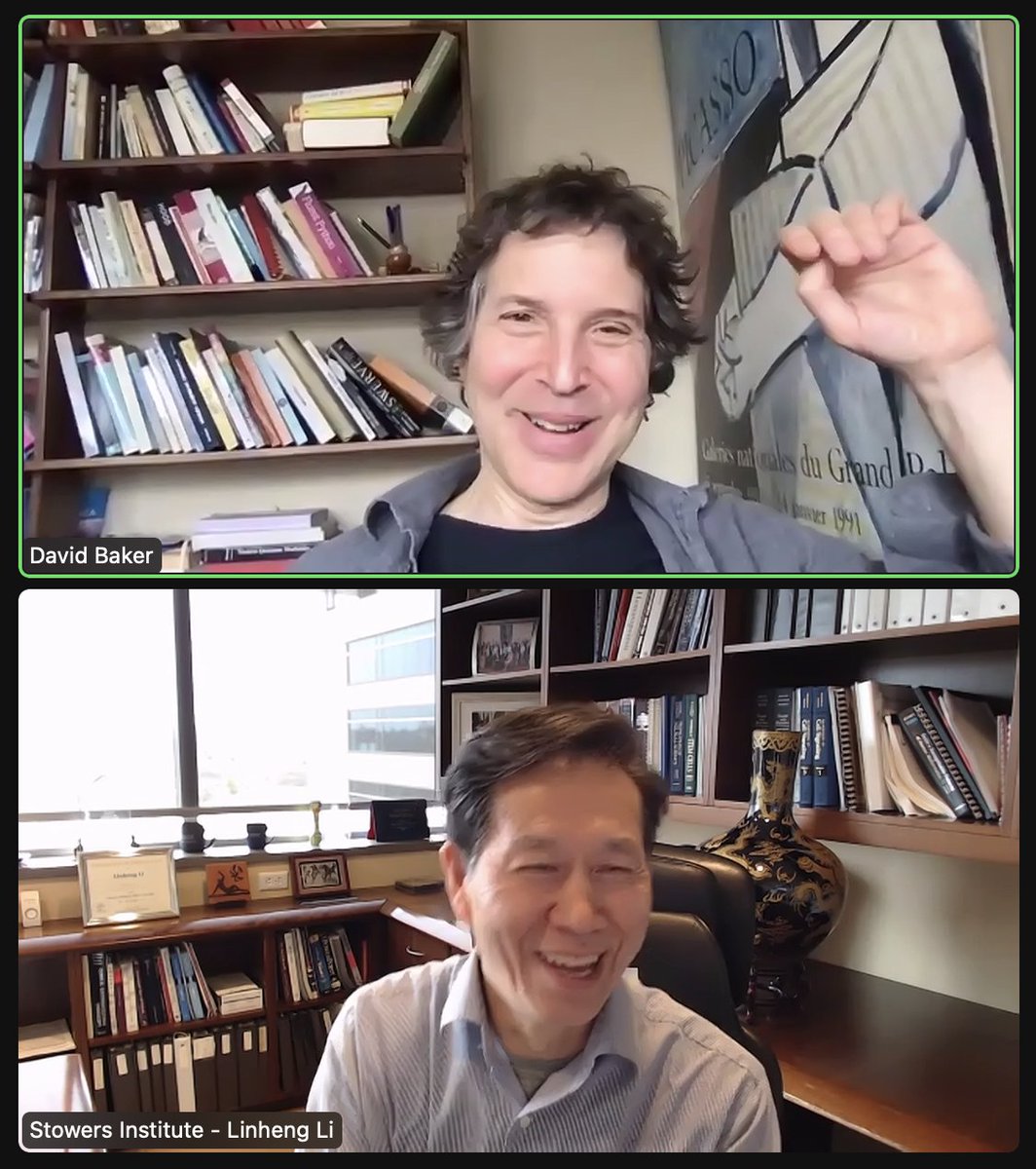 Thank you to David Barker (<a href="/UWproteindesign/">Institute for Protein Design</a>, <a href="/UW/">University of Washington</a>) for joining us for a fantastic #WednesdayLectureSeries "Design of new #protein functions using #deeplearning". Hosted by <a href="/linheng_li/">Linheng Li</a> Lab.