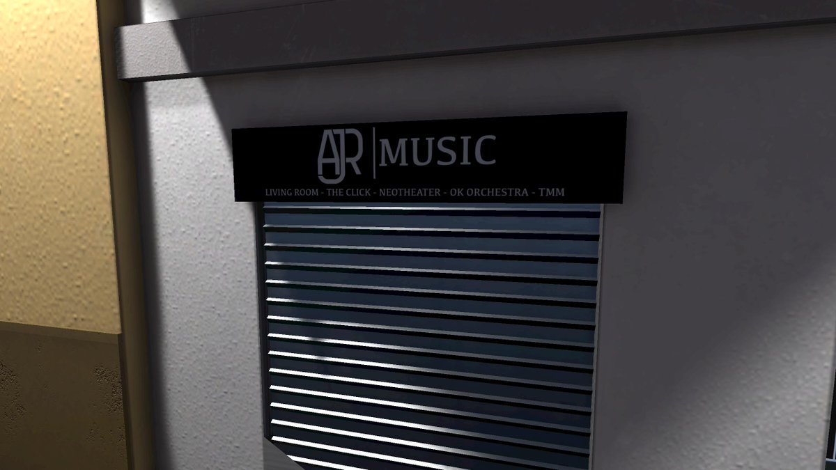 As a fan of AJR , I added a few AJR references into my videogame:
- OK Orchestra themed trees
- An AJR music shop featuring their entire discography 

😊
<a href="/AJRSpain/">AJR Spainᵀᴹᴹ</a> 
<a href="/AJRtists/">AJR Fanart</a> 
<a href="/FanofAJR/">Danielle - AJR Updates</a>