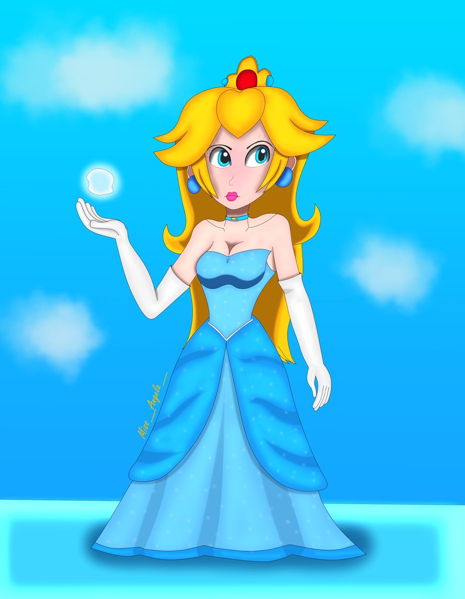 Miss__Angela__'s tweet image. So I finally watched the Mario movie in full had to do Peach's Ice form since she looks good in it. #Peach #PrincessPeach #SuperMarioMovie
