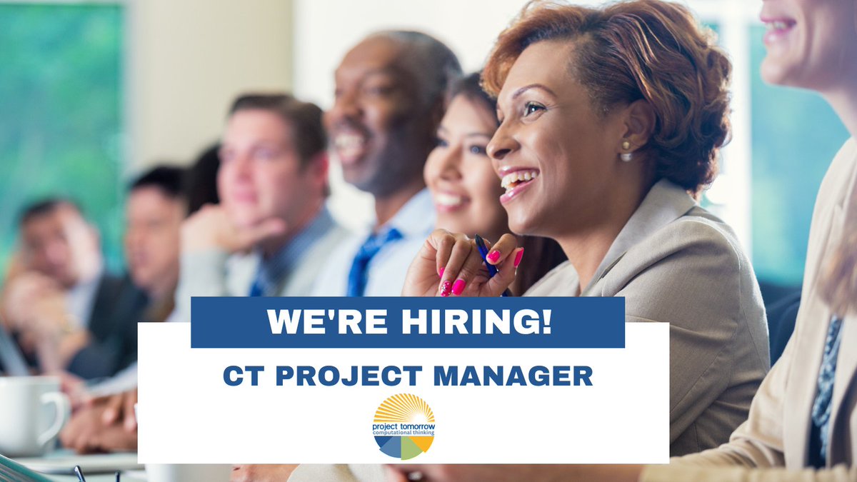 📌Project Tomorrow is hiring a Computational Thinking (CT) Project Manager, and we know there are some some fellow #MACUL24 attendees who would be perfect applicants! ☑️ View the full job posting here: tomorrow.org/about-us/jobs/ @MACUL