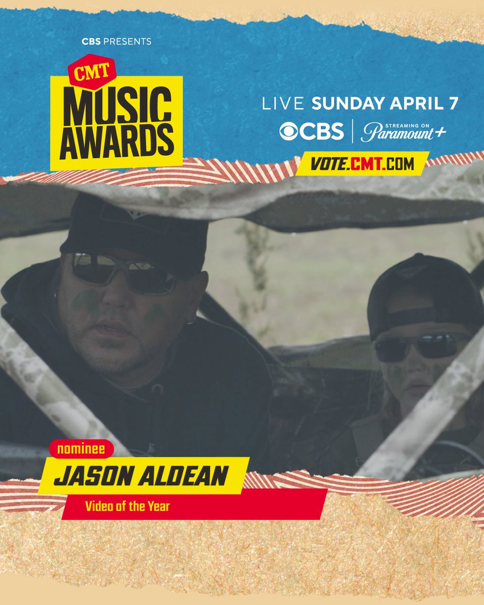 “Let Your Boys Be Country” is nominated for Video of the Year at this year’s #CMTawards. Show this video featuring my little man some love by voting now thru April 1. vote.cmt.com
