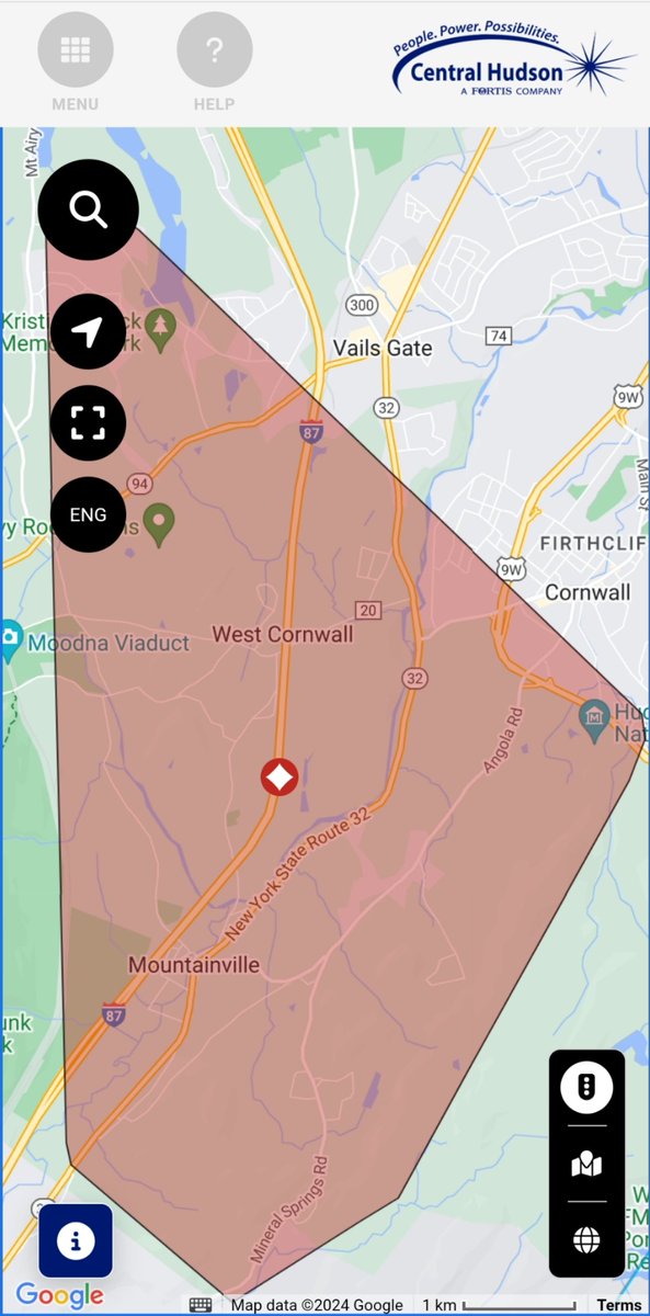 Power Outage @central_hudson - report your outage and check restoration status at stormcentral.cenhud.com