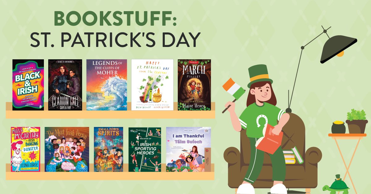 As St. Patrick's Day approaches, why not get into the spirit by reading some Irish-themed books? bit.ly/3VcmfWP #EdChat #KidLit #Reading #Literacy