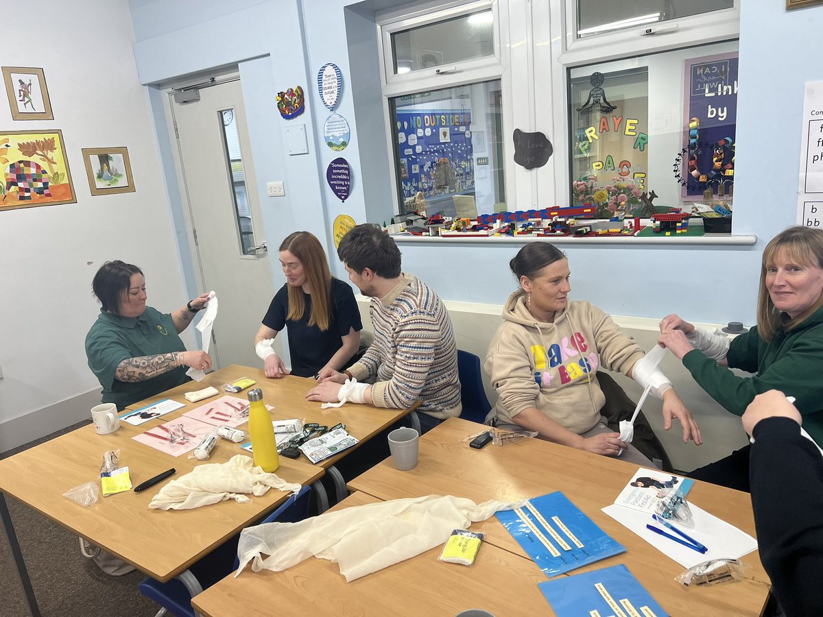 A paediatric course today for schools from across Northwich Education Partnership. @antrobus_st @witton_walkce @weaverhamschool