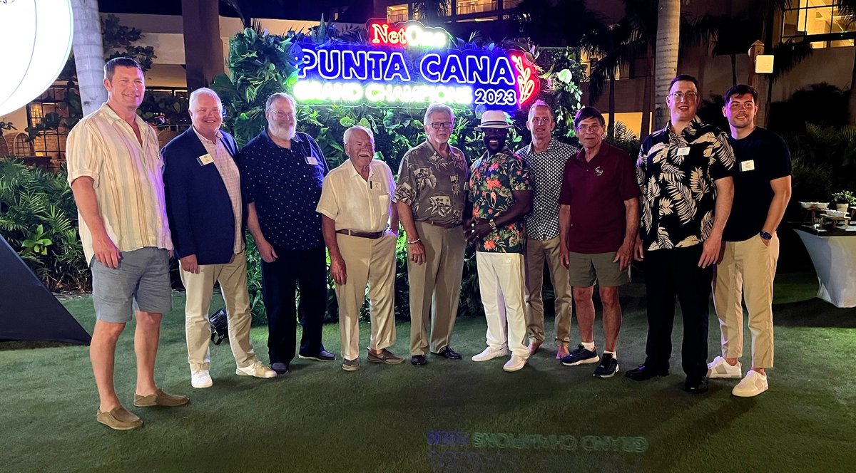 ADSalarm's tweet photo. Congrats to our 2023 NetOne Grand Champions! Our top Sales Representatives celebrated their well-earned reward in Punta Cana. 
Bill W.
Charles S.
Dan B.
Dan G.
Drew S.
Jerry E.
Rodger Plant
Steve Larsen
Tony C.
Tim W.
#PassionToProtect #GrandChampions #NetOne #PuntaCana https://t.co/KjRpNwwR94