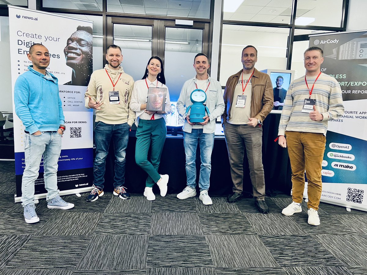 Sabbah113's tweet photo. Successfully participated in GPT Party #AI event in the #bayarea #sf with @DavidYangPhD, https://t.co/uv9xTBAll7 and https://t.co/RvT0myEo2N teams. https://t.co/C1nI0Rzv0a