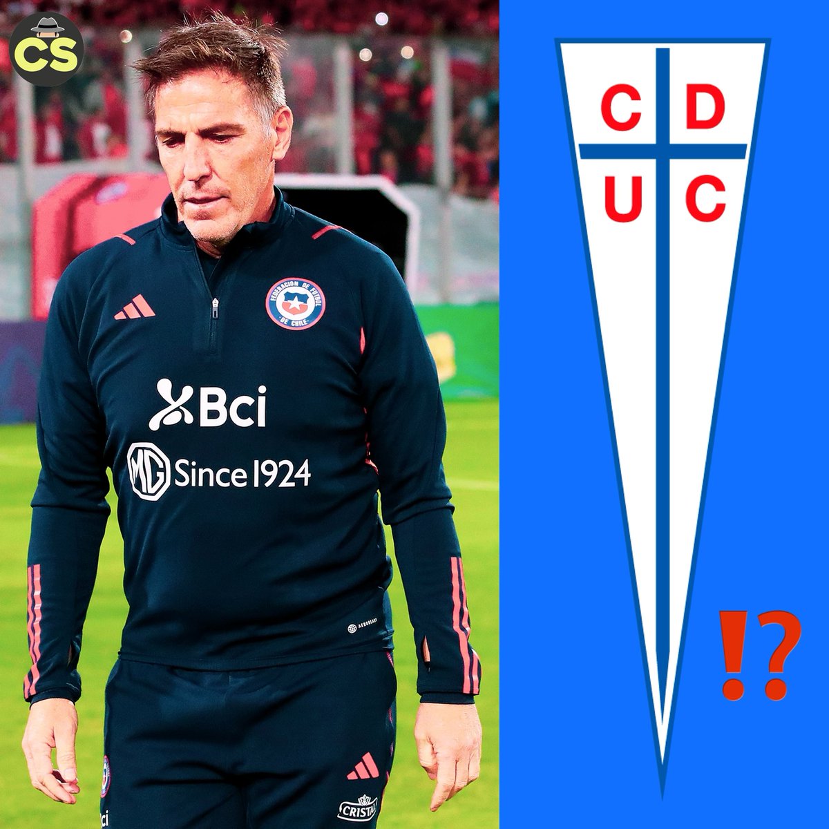 ¿UNO MENOS PARA LA UC? ❌🔵⚪️ | Eduardo Berizzo es del interés de varios equipos en Primera y Segunda División de España🇪🇸 para continuar su carrera como entrenador.

⚠️ Con esto, se aleja de las opciones para ser el nuevo DT de Universidad Católica. Siguen buscando nombres 🔎