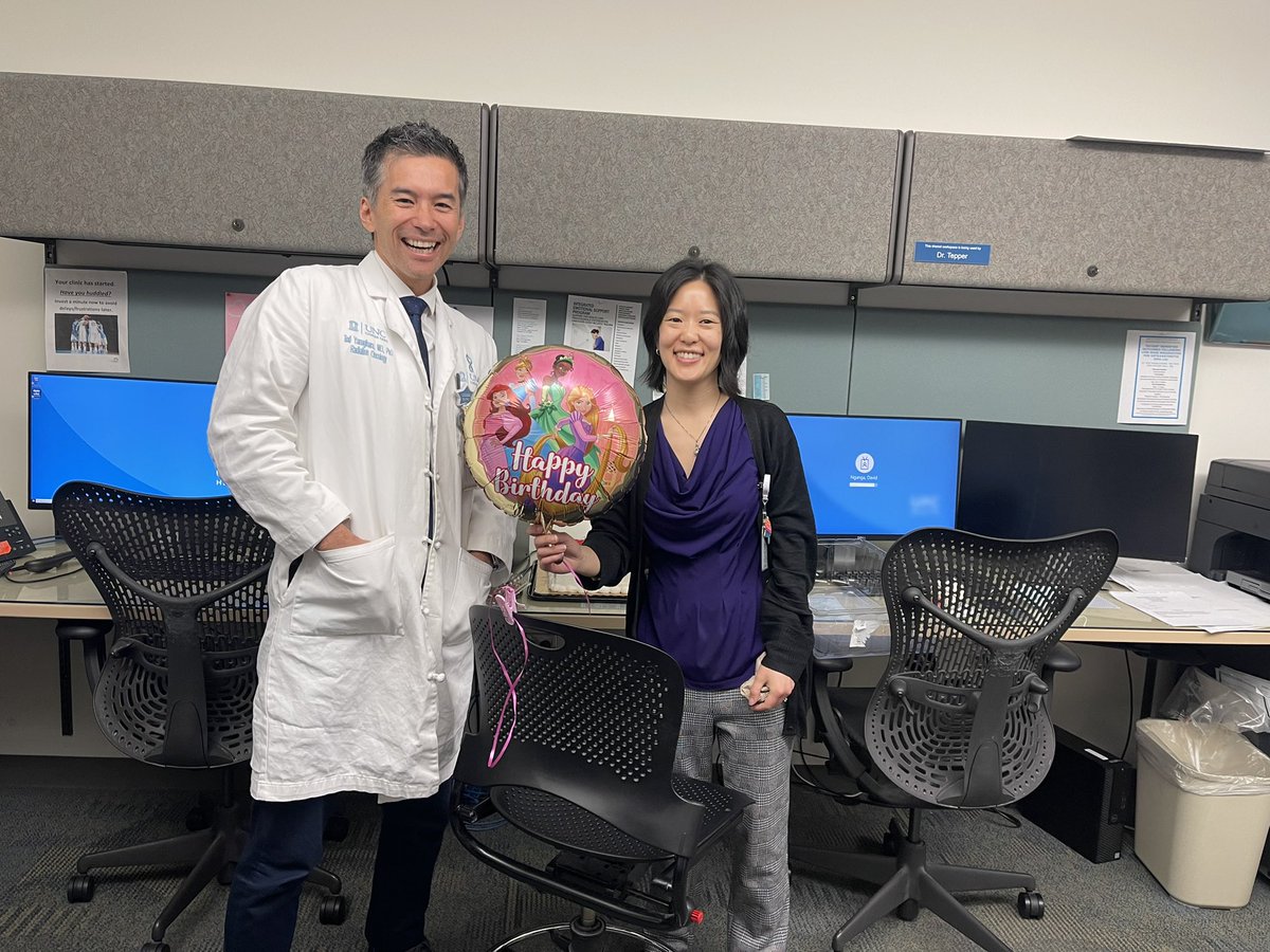 Threw a party in clinic with @ColetteShenMD as we turn approximately 30 years old! Happy birthday to us!