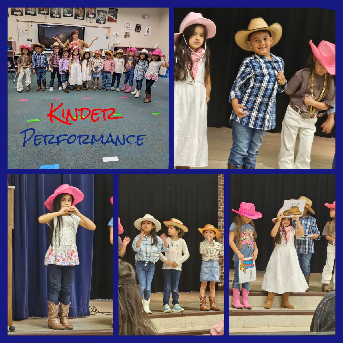 yeager_ccisd's tweet photo. Our tiny Kinder Tigers gave a grand ole performance at the PTA meeting this month! #ccisdstrongertogether #TigerPride https://t.co/7RZEsfJg6P