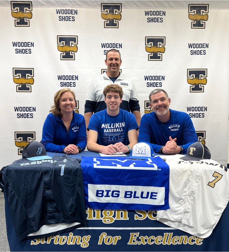 Congratulations to Joey Niebrugge for signing to continue his baseball career at Millikin!
