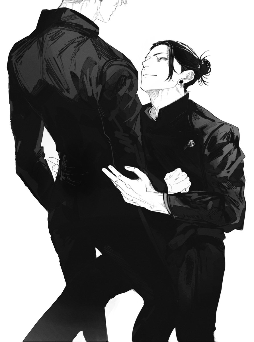 ogata69's tweet photo. i know they were the insufferable couple flirting in the halls at jujutsu high

#sugusato #夏五 https://t.co/K6SHYEvRaF