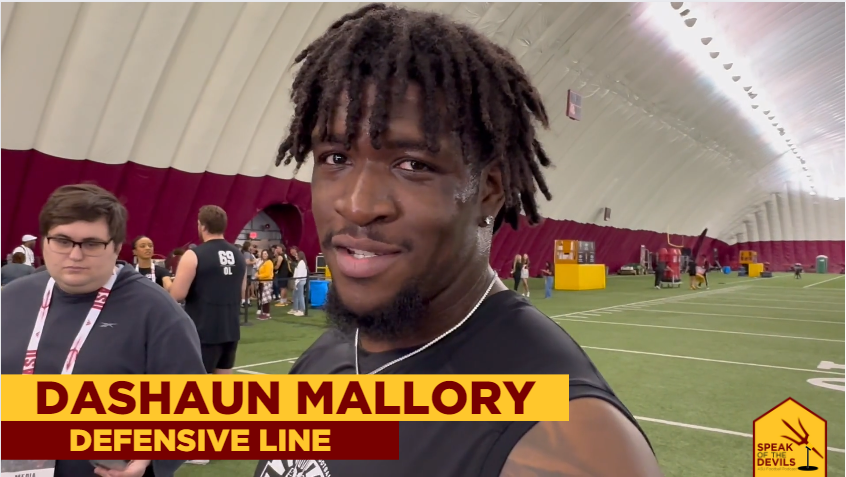 Sun Devils defensive lineman <a href="/DashaunMallory/">Dashaun mallory</a> breaks down his performance for NFL scouts at ASU's Pro Day and reflects on the impact his time in Tempe has had on him.

WATCH: youtu.be/bHkPo1-rz2g