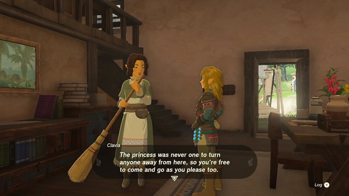 Kelltale's tweet photo. Bitch, this is MY house. Who are you?! #TearsOfTheKingdom #Zelda #NintendoSwitch https://t.co/8hPJmdT5Oq