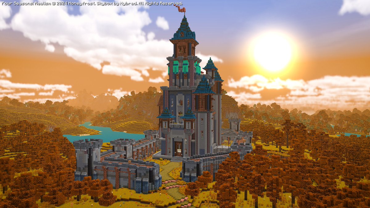 HoneyfrostMC's tweet photo. Using our new Four Seasons: Realism texture pack, we took 4 screenshots from the same place at 4 different times. 

Enjoy the view!

#Minecraft #Texturepack https://t.co/iGpzbLI09E