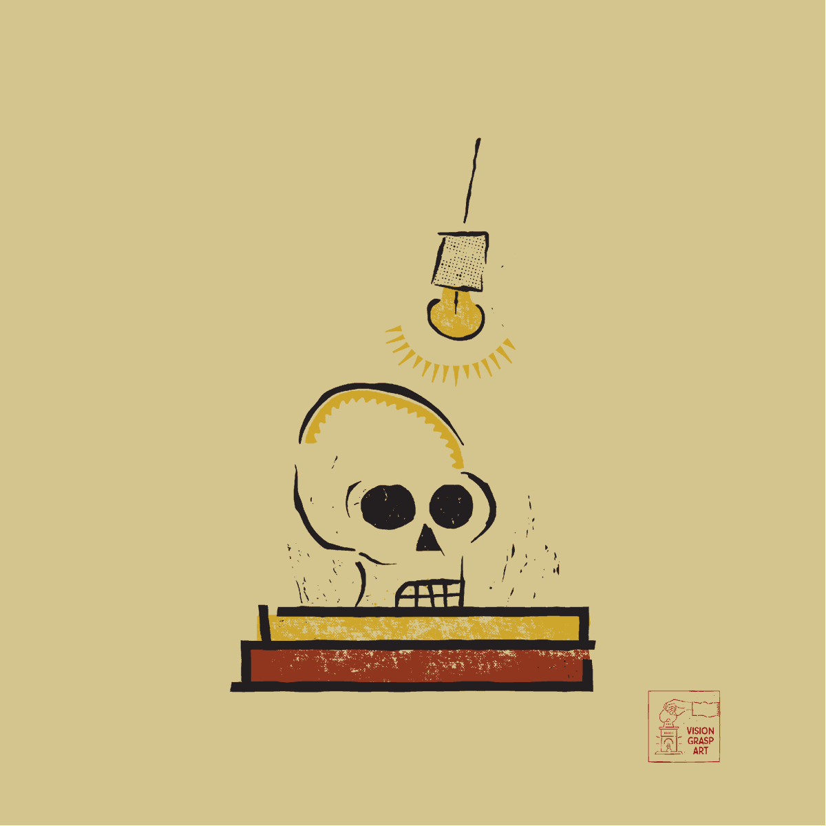 VisionGraspArt's tweet photo. The End

#illustration #skull #books https://t.co/gRDnmRdeVq