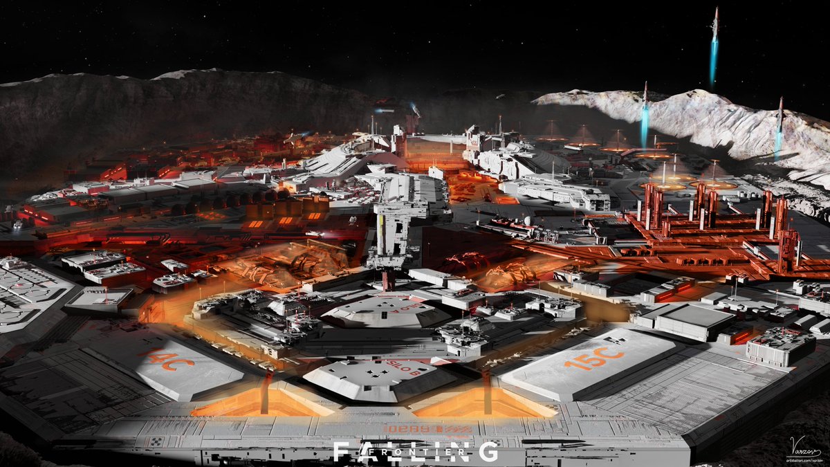 Z7000k's tweet image. Gulliver Base designed for the Might of Mars cinematic.   

#FallingFrontier 
#b3d 
#conceptart 

artstation.com/artwork/49GL31