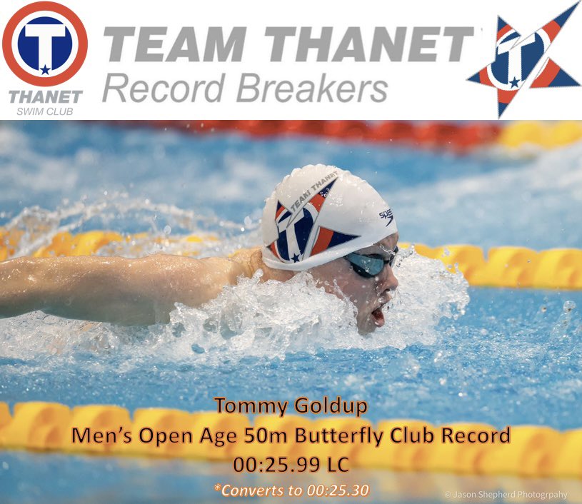 Congratulations to Tommy who broke the Men’s Open Age 50m Butterfly Club Record while competing at the Kent Championships last weekend🤩
#TEAMthanet
#TeamSpeedo