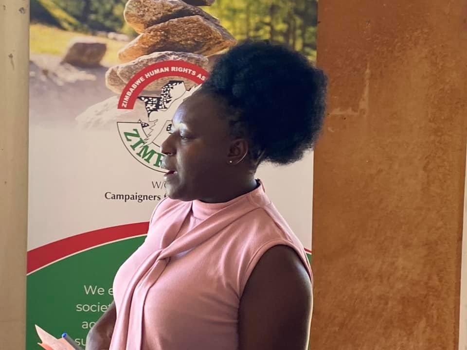 ZimRightsLIVE's tweet photo. #ShiftthePower #SP2P
What a blessing it was yesterday to spend time with our Midlands and Mat North human rights giants in Bulawayo where our Vice National Chairperson @thembachiveya launched our brand new Members Handbook: We Believe in Human Rights, the pocket edition. Kudos to the mighty ZimRights ladies @celiamafu and @gillianchinzete . #makanyanya