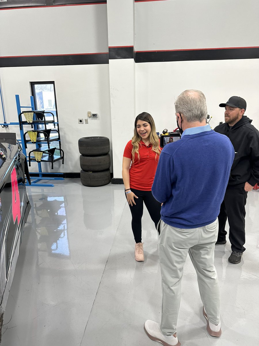 RevRacin's tweet photo. A great visit with @SpecNews1CLT &amp; @Sports_Night today! 

Keep an eye out for @reginasirvent! https://t.co/8INDBq0pDl