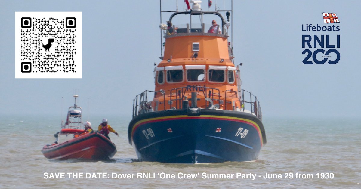 🛟⚓SAVE THE DATE: RNLI Summer #One Crew Summer Party & Fish Supper Evening⚓🛟 🛟 Where: Dover Holiday Inn 🛟 When: June 29th from 1930 to late 🛟 Cost: £25.00 to include meal and entertainment 🛟 Book your place: rnlidoverfishsupper.eventbrite.co.uk #rnli #doverrnli #rnli200