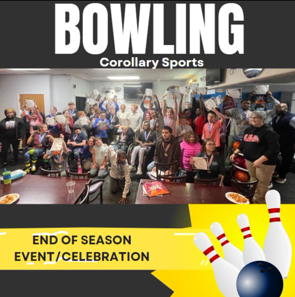 Outstanding performance and effort from students at CHS, GMHS &amp; LHS. Great job to all of the participants for an excellent season 🎳