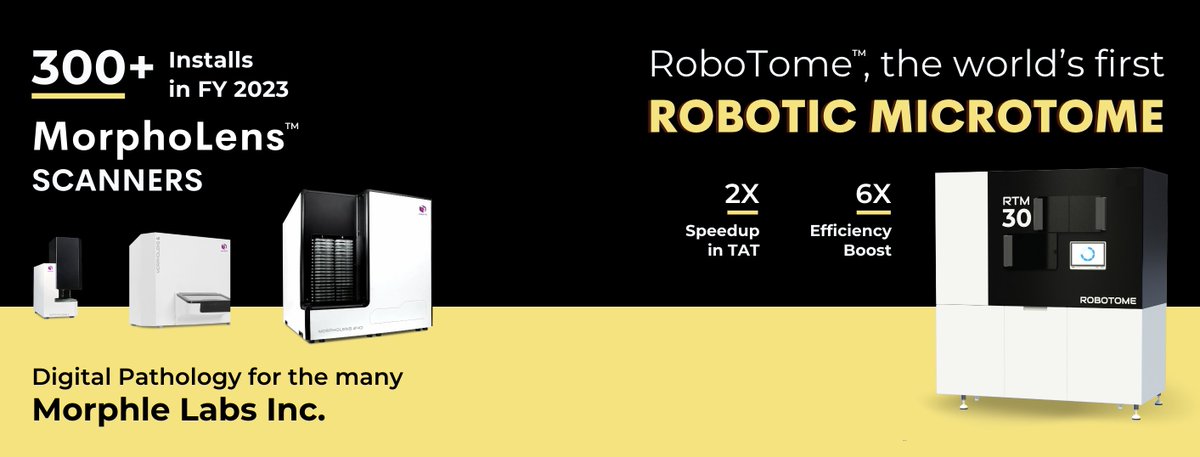 We are launching Robotome, “world’s first” fully robotic microtome at USCAP on 25th March - Booth No. 406 DM if intrigued & team Morphle will arrange a demo.