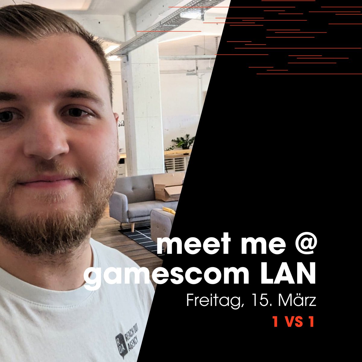 Next Stop: gamescom LAN 🚄

Wir sind gespannt auf die erste Auflage des Events und offen für Gespräche🤝
Wen sehen wir vor Ort?