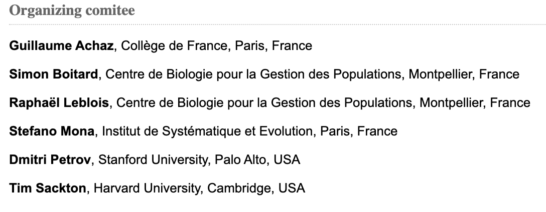Super excited to be co-organizing a Conference in Conservation Genomics on 5-6 June with the focus on practical applications of genomics to immediate conservation needs. conservgenomics.sciencesconf.org 1/n