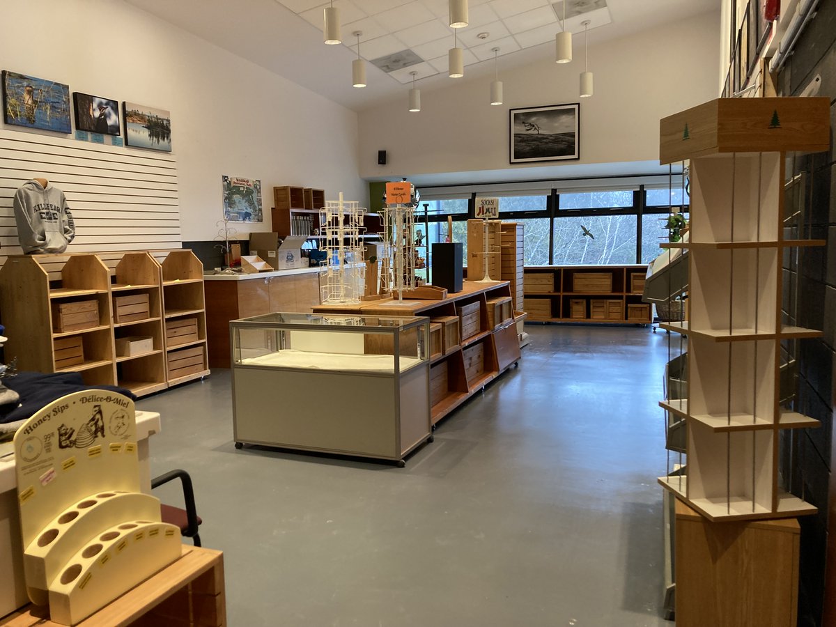 😲 Have you ever seen the Nature Shoppe so empty?! Not to worry, the first big shipment of Killbear merch is here and our incredible #FriendsofKillbear volunteers are busy behind the scenes... stay tuned for more #progress pics! We can’t wait to see you at the Nature Shoppe!