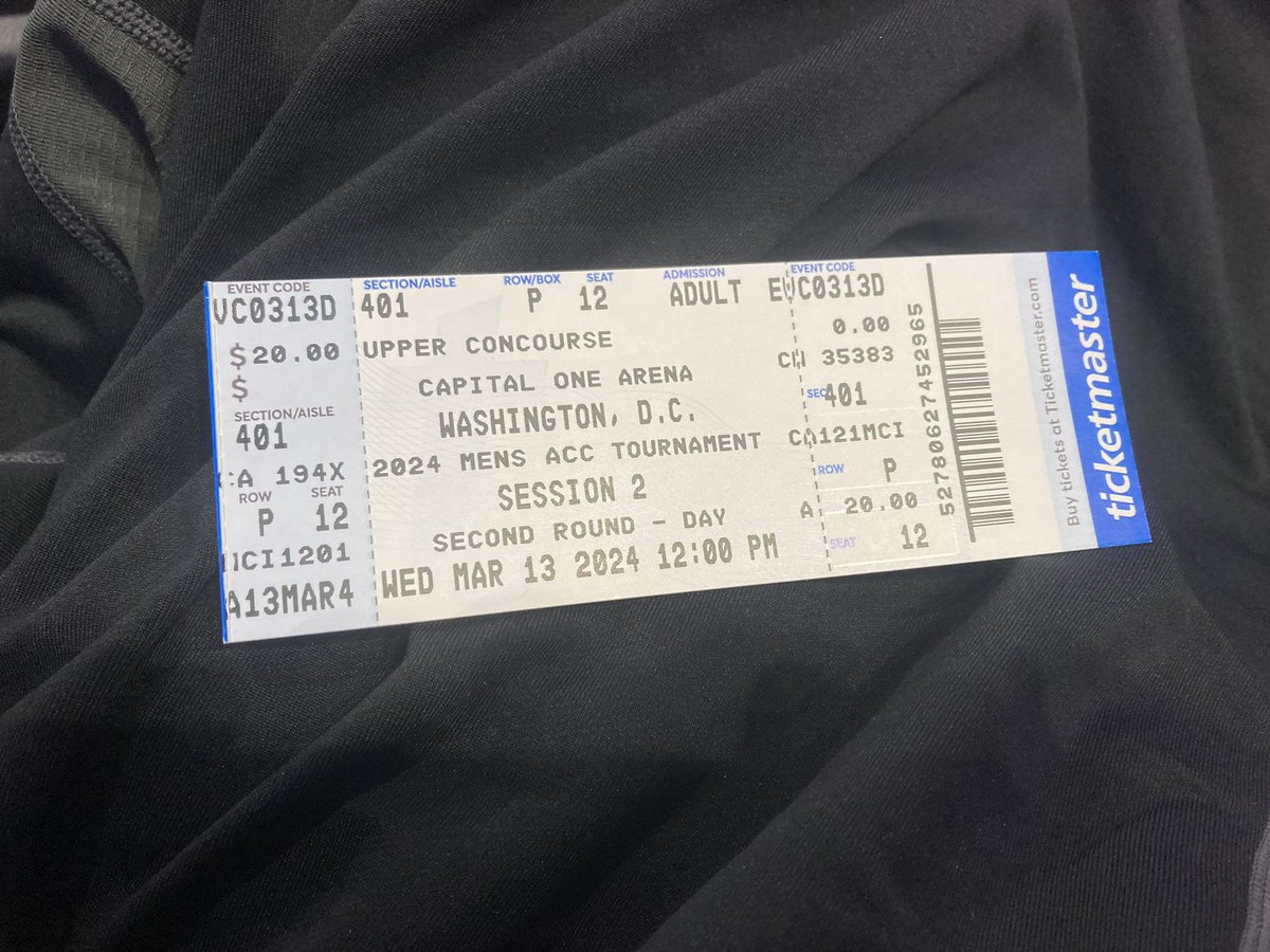 ACC_Tracker's tweet photo. #PaperTickets for the #ACCTournament @UniWatch @Hokie20 https://t.co/h1ScKuelYO