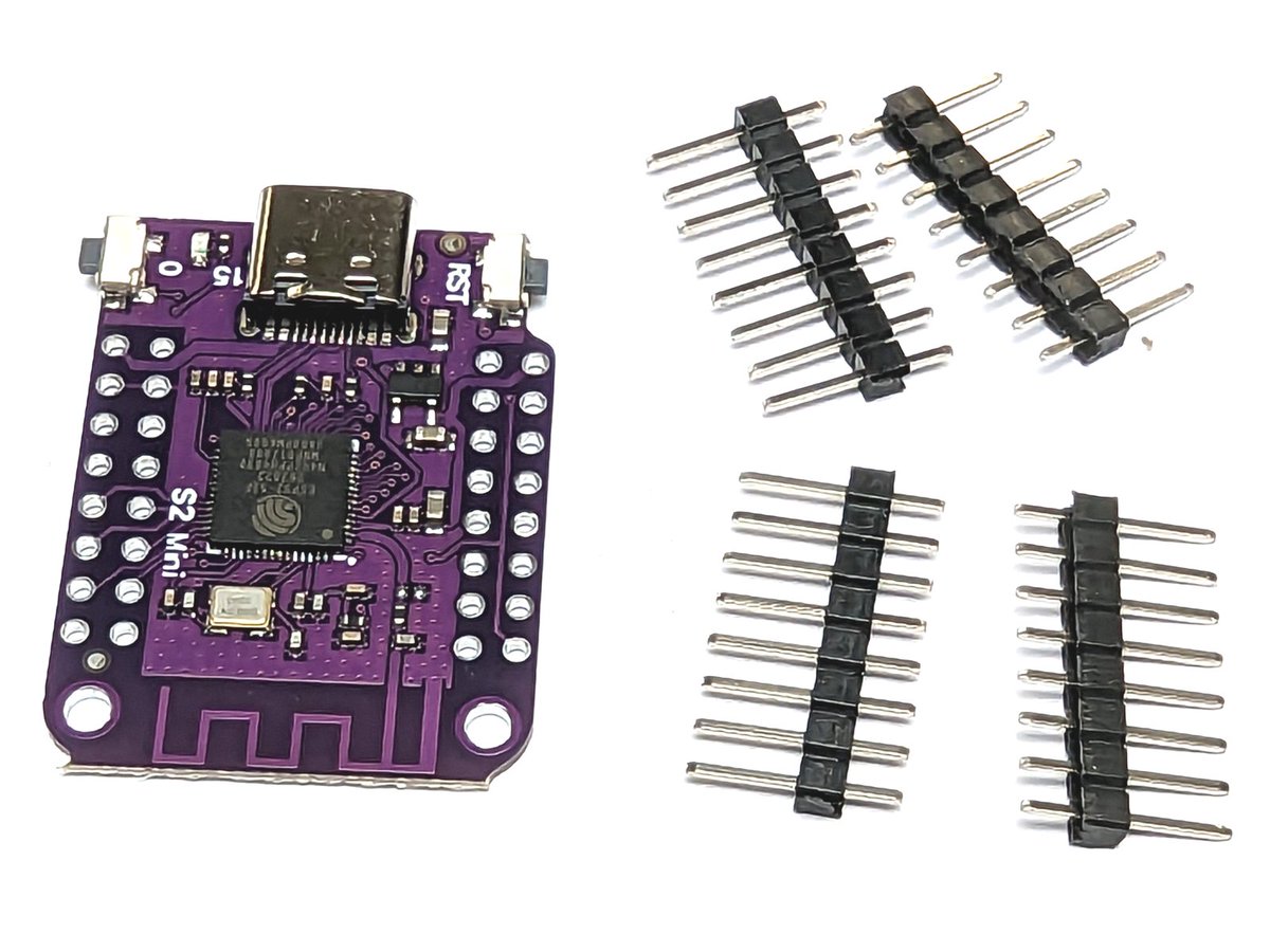 Check out Canada's #1 Hobby Electronics Store! For example: CANADUINO S2 Mini V1.0.0 ESP32-S2 - 2MB PSRAM - 4MB Flash Learn more: tinyurl.com/2c37wfzh #electronicsprojects #electronicslovers #electronicshop #arduinoproject #iottechnology #stemeducation #diyelectronics