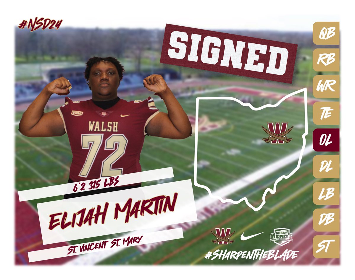 ⚔️⚔️⚔️⚔️⚔️ ✍🏼 Elijah Martin 🏈 OL 📍 Akron, Ohio #SharpenTheBLADE⚔️