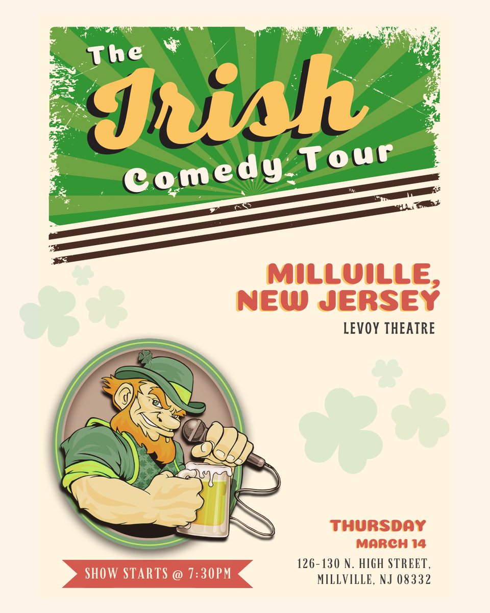 Tomorrow! Bring your A-game, Millville, because we're coming in hot to New Jersey! Get your tickets and see the guys at the @levoytheatre. Tickets: levoy.net/event/the-iris…