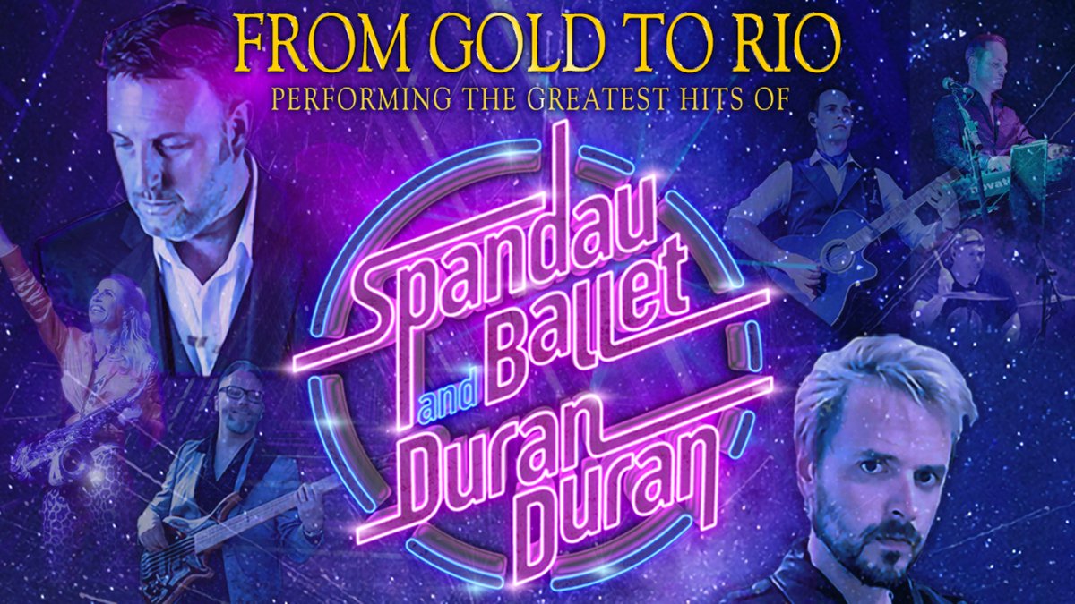 FROM GOLD TO RIO 🗓️Sunday 9 June 7.30pm The greatest hits of Spandau Ballet & Duran Duran! Two of the UK’s most iconic bands will be brought to life in one power packed show! 😍🪩 🎟️Book online: bedfordcornexchange.co.uk/.../gold-to-ri… or contact the Box Office on 01234 718044 #bedford #music