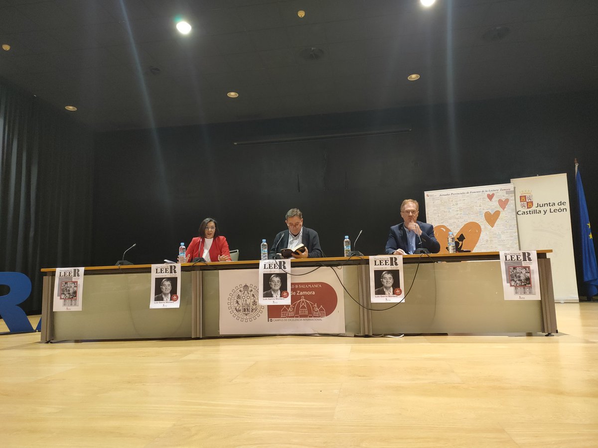 #zamoralee En nombre de la Dirección Provincial de <a href="/educacyl/">Educación JCyL</a> de Zamora, damos la bienvenida y agradecemos la presencia de <a href="/lgm_com/">Luis García Montero</a>, director del <a href="/InstCervantes/">Instituto Cervantes</a>. "Otras formas de leer" son posibles.  Muchas gracias #formacionCyL <a href="/cfiebenavente/">cfiebenavente</a> <a href="/maiteroes/">Maite Rodríguez</a>