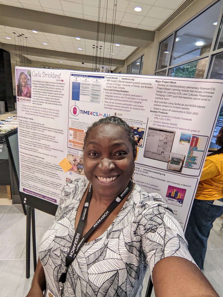 Conference season is upon us and I'm still true to my #STEMinist and #CSEd ways, so I'll be dropping some promotional tweets for any #NARST24, #NSTA2024, or #SIGCSE2024 attendees.

Grateful for the time to share about meaningful work. See y'all there!

📷 for attention. 😉