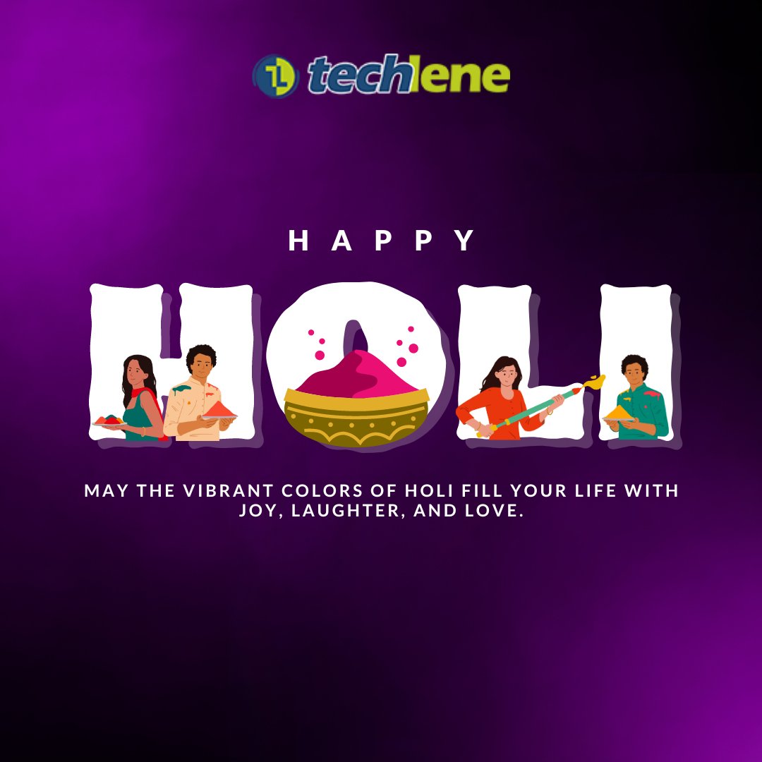techlene_sspl's tweet image. Color your world with joy, laughter, and endless possibilities! 🌈 Happy Holi from all of us at Techlene. May this vibrant festival fill your life with happiness, success, and countless moments of celebration!

#HappyHoli #holi #holi2024